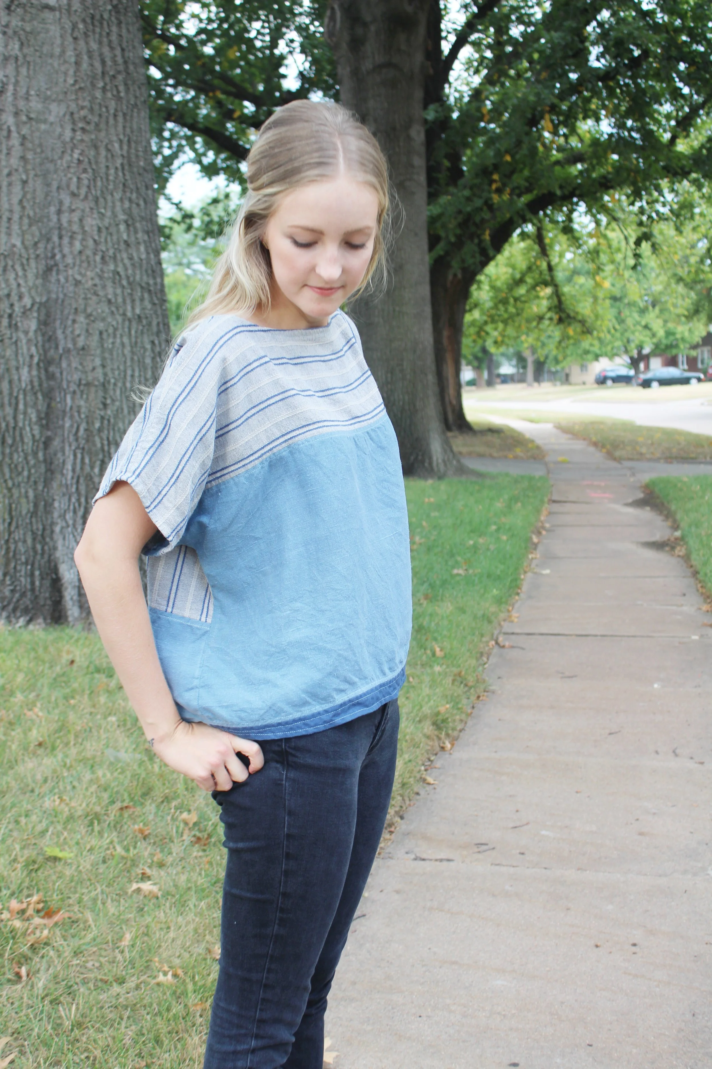 Shirt No. 1 in Patchwork Linen — Well Fibre